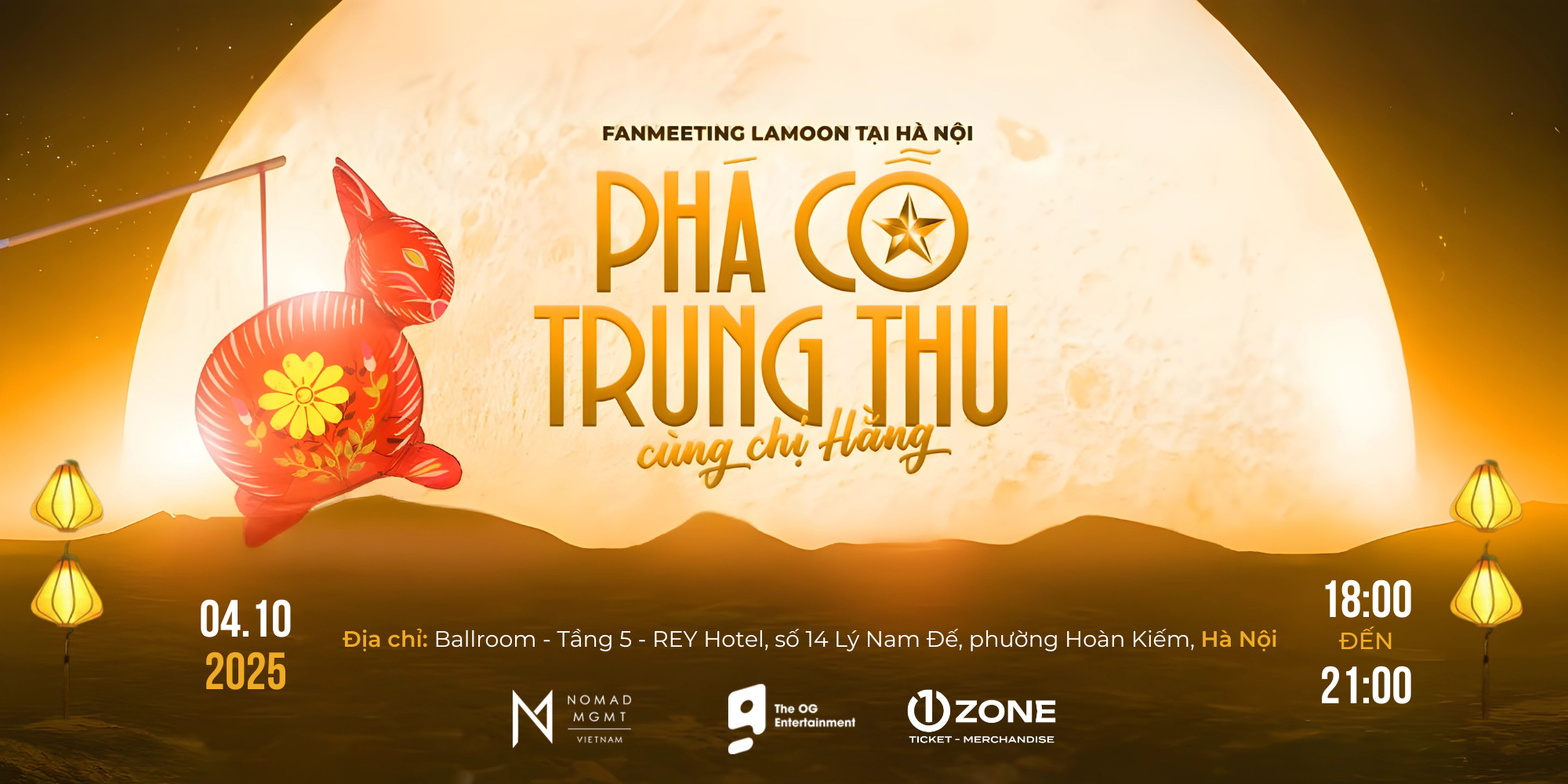 FAN MEETING LAMOON TẠI HÀ NỘI - PHÁ CỖ TRUNG THU CÙNG CHỊ HẰNG